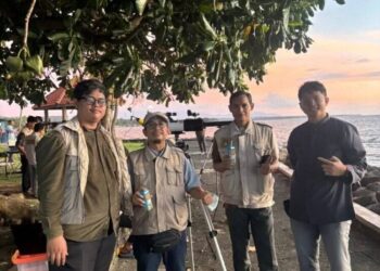 Tim Rukyatul Hilal LDII Kota Bogor Berpartisipasi dalam Pantau Hilal di Pantai Anyer