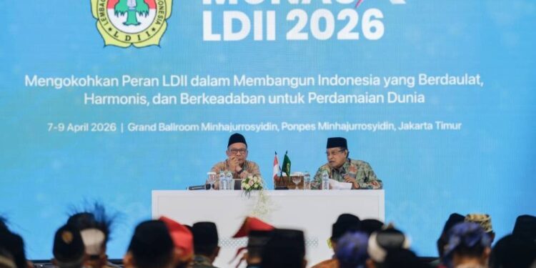 Ketua Lembaga Persahabatan Ormas Islam (LPOI), KH. Said Aqil Siradj menghadiri Munas X LDII. Foto: LINES.