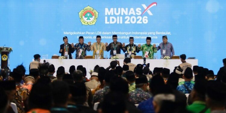 Munas X LDII 2026 yang digelar pada Selasa, 7-9 November lalu di Grand Ballroom Minhajurrosyidin, Jakarta. Foto: LINES.