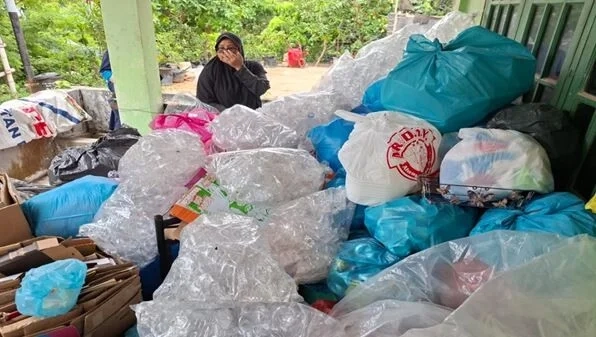 Bank Sampah LDII Sekupang, Batam. Foto: LINES.