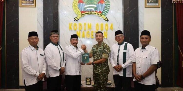DPD LDII Kabupaten Magetan melakukan audiensi dengan Komando Distrik Militer 0804/Magetan. Foto: LINES.