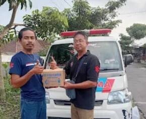 Pesantren LDII Magelang Salurkan Logistik untuk Apel Siaga Ambulans Desa. Foto: LINES.