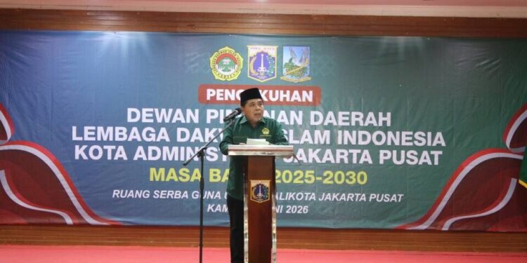 Ketua DPD LDII Jakarta Pusat terpilih Aris Triarso menekankan pembinaan karakter. Foto: LINES.